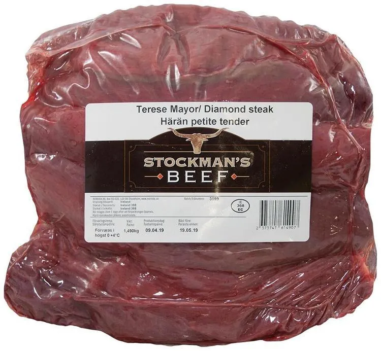 Stockmans naudan petite tendern. 1 kg, tuore