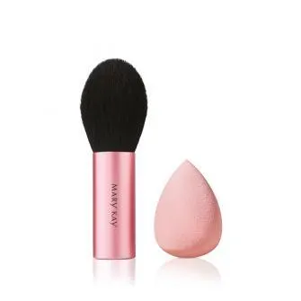 LE Mary Kay® Highlight Brush and Contour Sponge Set