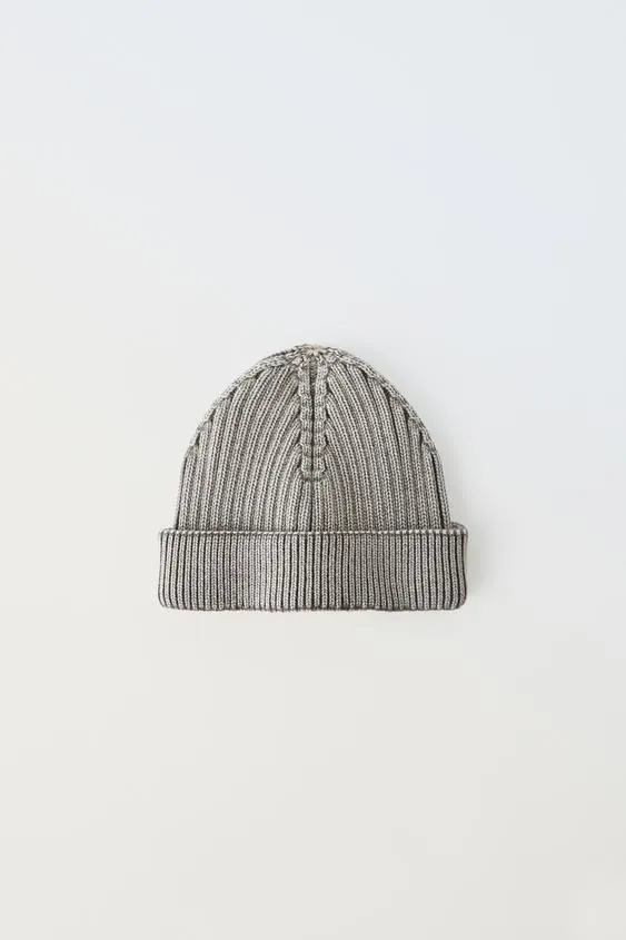 FADED KNIT BEANIE