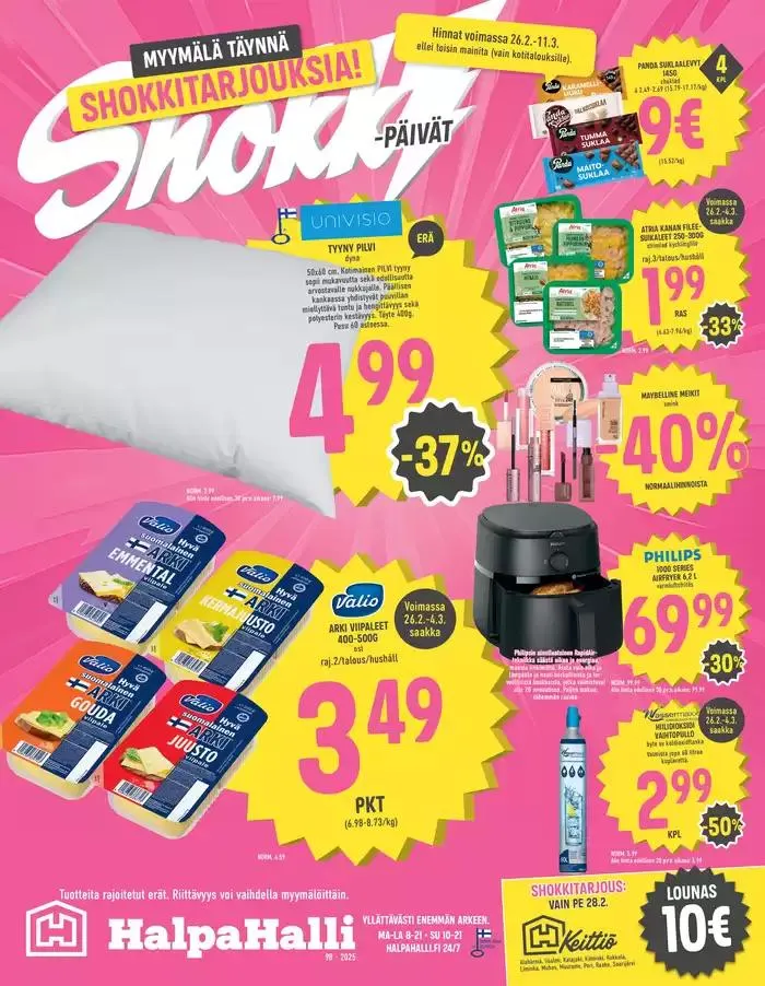 HalpaHalli tarjoukset - 1