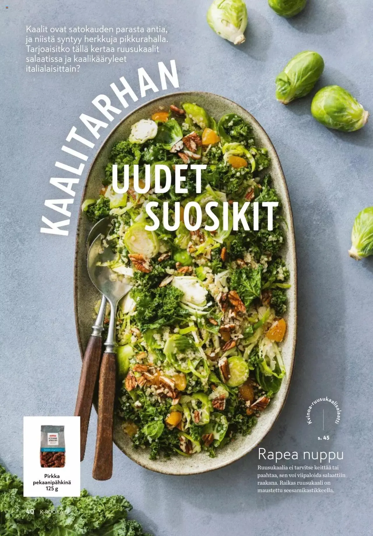 K-Market tarjoukset K-Ruoka 9/2023 voimassa alkaen 30. elokuuta - 3. lokakuuta 2023 - Tarjouslehti sivu 40