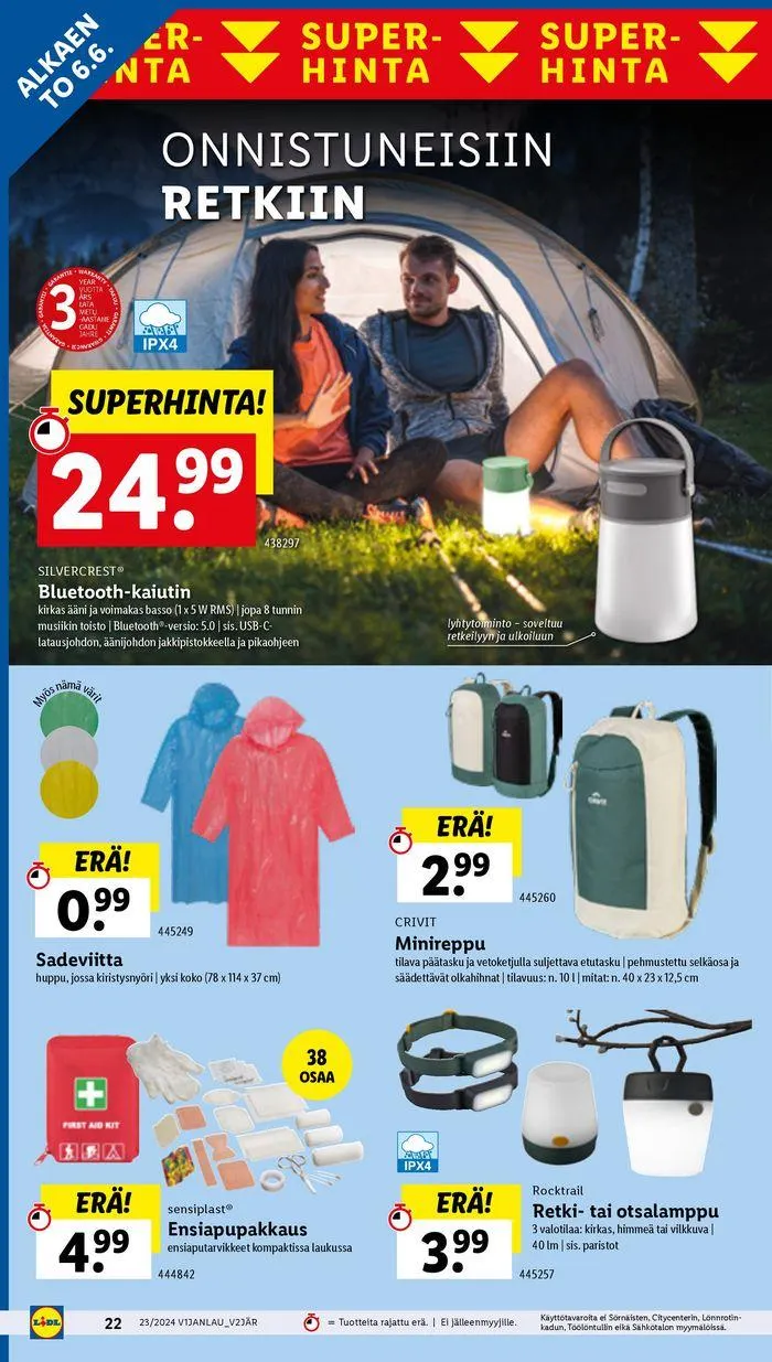 21% voimassa alkaen 6. kesäkuuta - 12. kesäkuuta 2024 - Tarjouslehti sivu 24