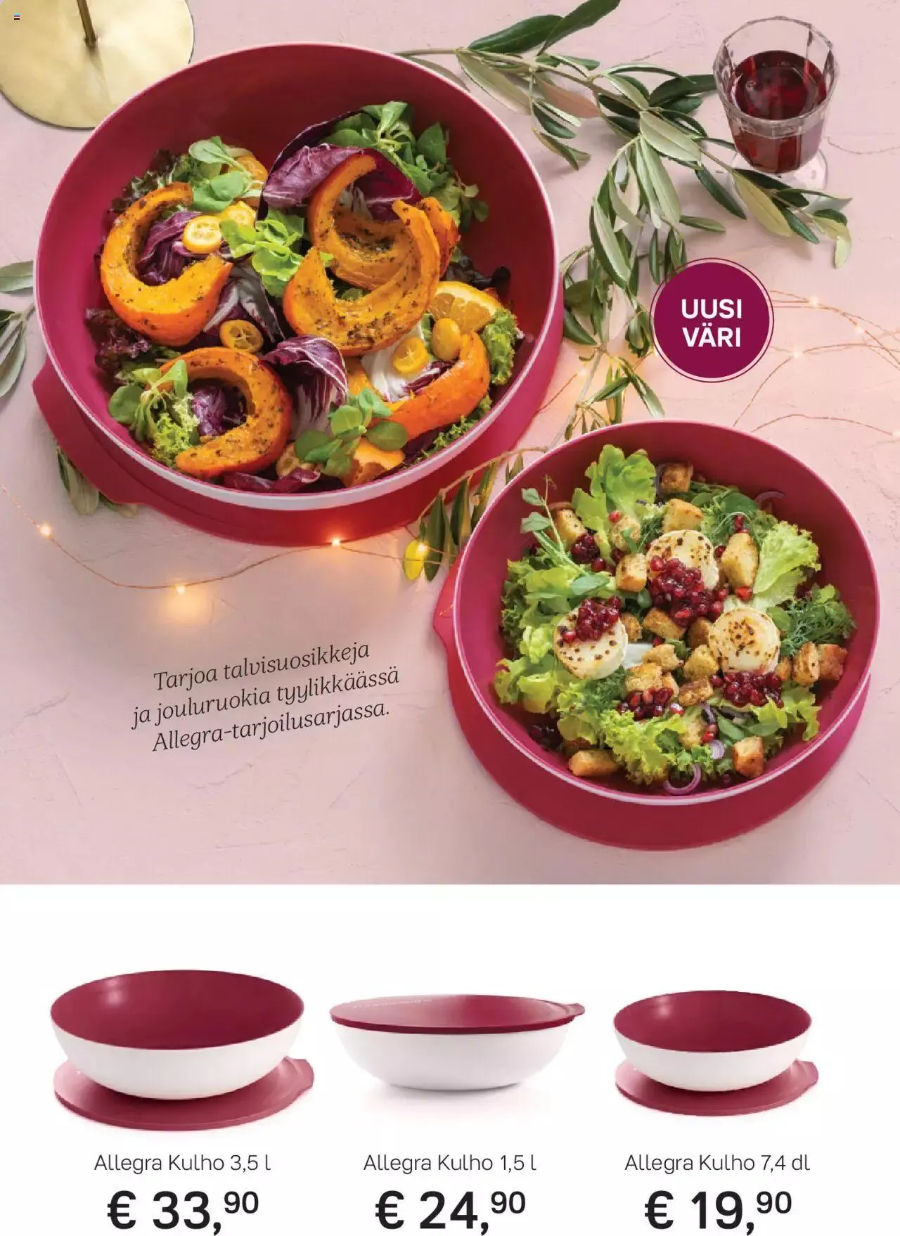 Tupperware tarjoukset - Viikkot 45-48 voimassa alkaen 6. marraskuuta - 3. joulukuuta 2023 - Tarjouslehti sivu 5