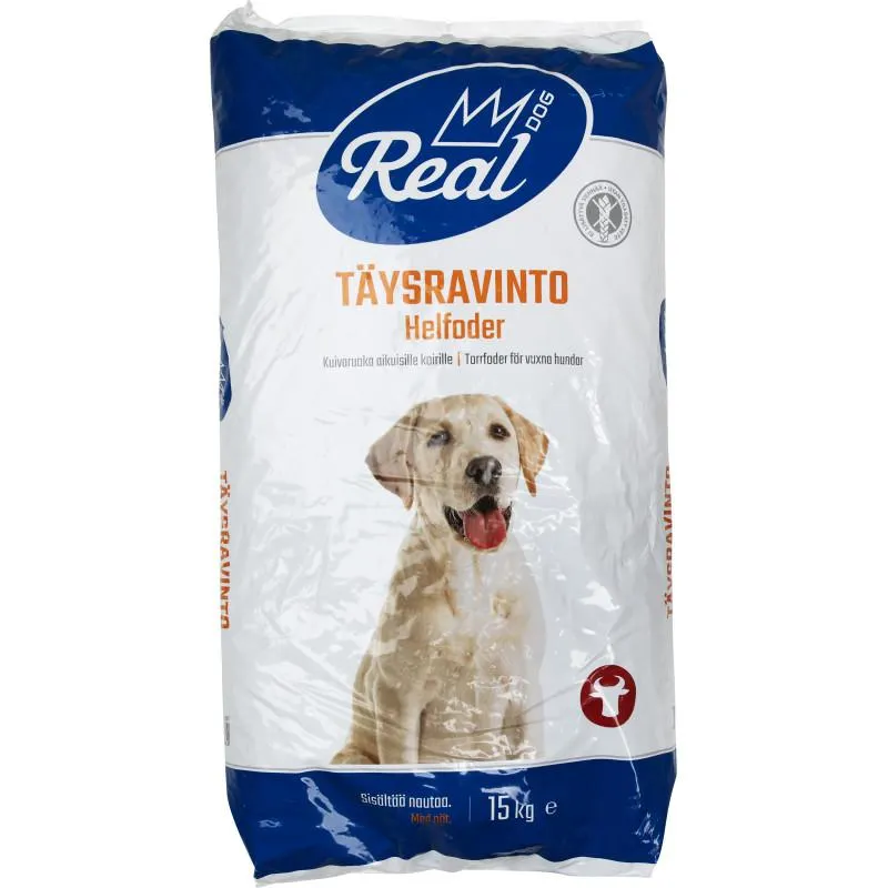 Koiranruoka Real Dog 15 kg Adult liha
