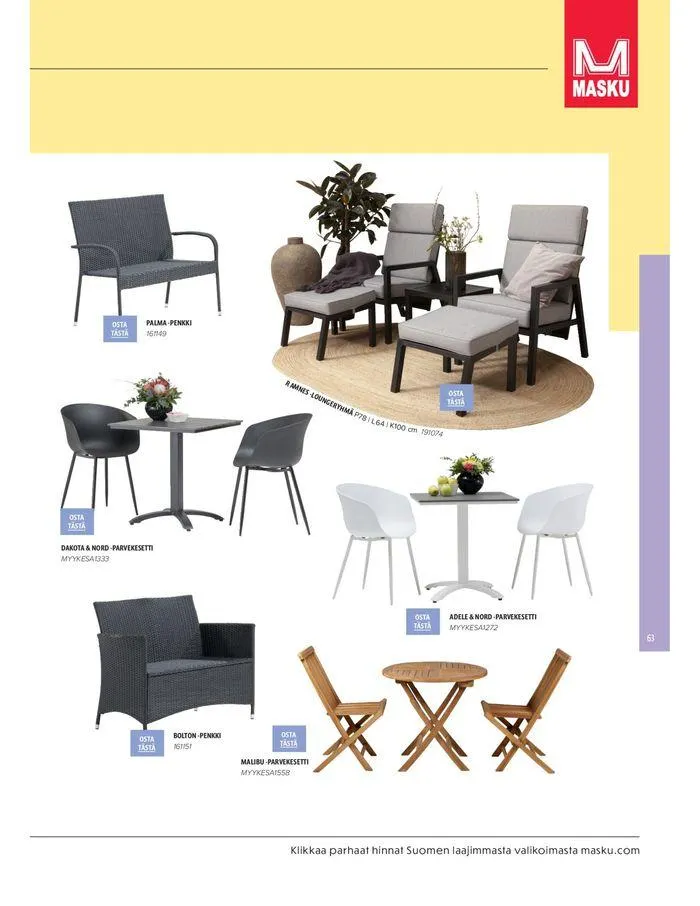 Kesa 2024 voimassa alkaen 20. maaliskuuta - 31. elokuuta 2024 - Tarjouslehti sivu 63