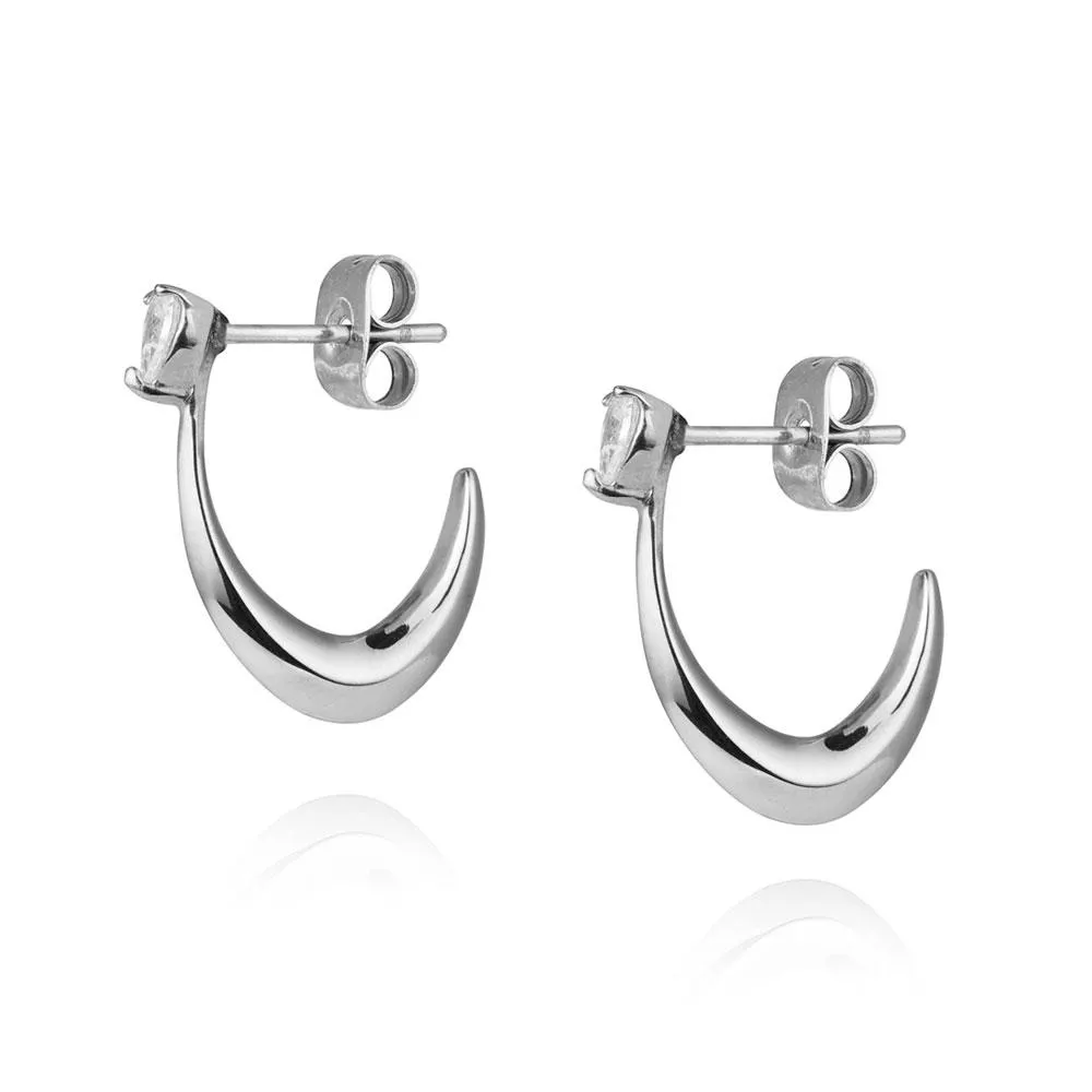 Mockberg x Kenza Iris Steel korvakorut