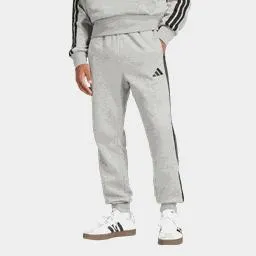 Essentials 3-Stripes Fleece Joggers, miesten collegehousut