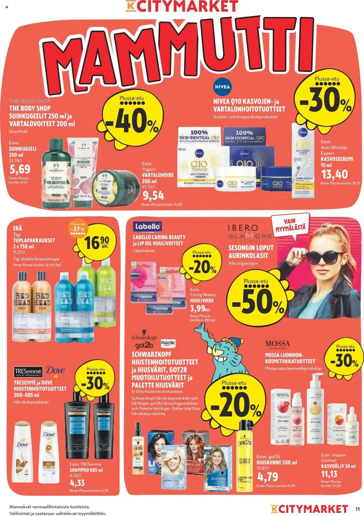 K-Citymarket tarjoukset voimassa alkaen 1. elokuuta - 11. elokuuta 2024 - Tarjouslehti sivu 11