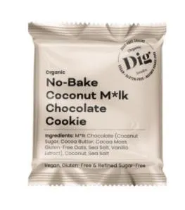 Raakakeksi, kookosmaitosuklaa, 30 g