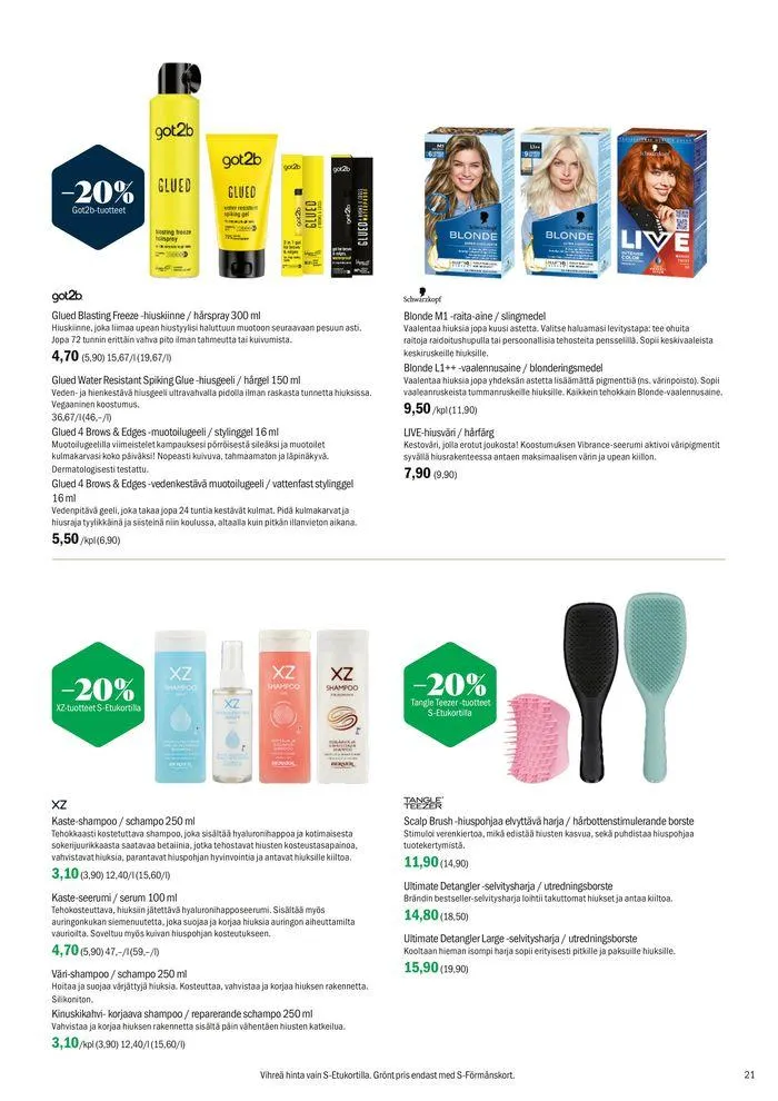 Kuvasto elokuu 2024 voimassa alkaen 29. heinäkuuta - 1. syyskuuta 2024 - Tarjouslehti sivu 21