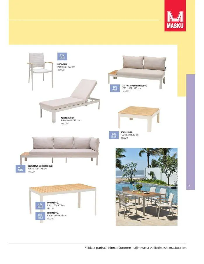 Kesa 2024 voimassa alkaen 20. maaliskuuta - 31. elokuuta 2024 - Tarjouslehti sivu 15