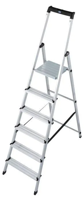 Taloustikkaat Krause Solidy Alumiini 5-askelmaiset