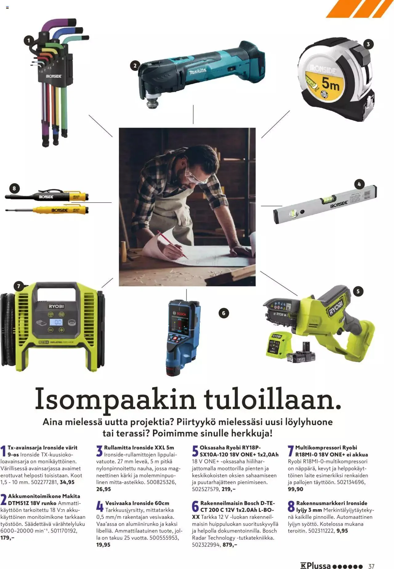 K-Rauta tarjoukset - Pakissa voimassa alkaen 1. elokuuta - 30. syyskuuta 2023 - Tarjouslehti sivu 37