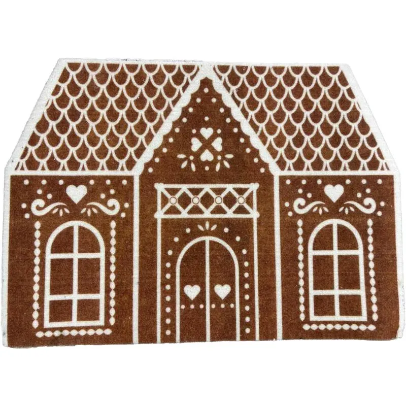 Matto Kotikulta 50 x 70 cm Piparkakkutalo