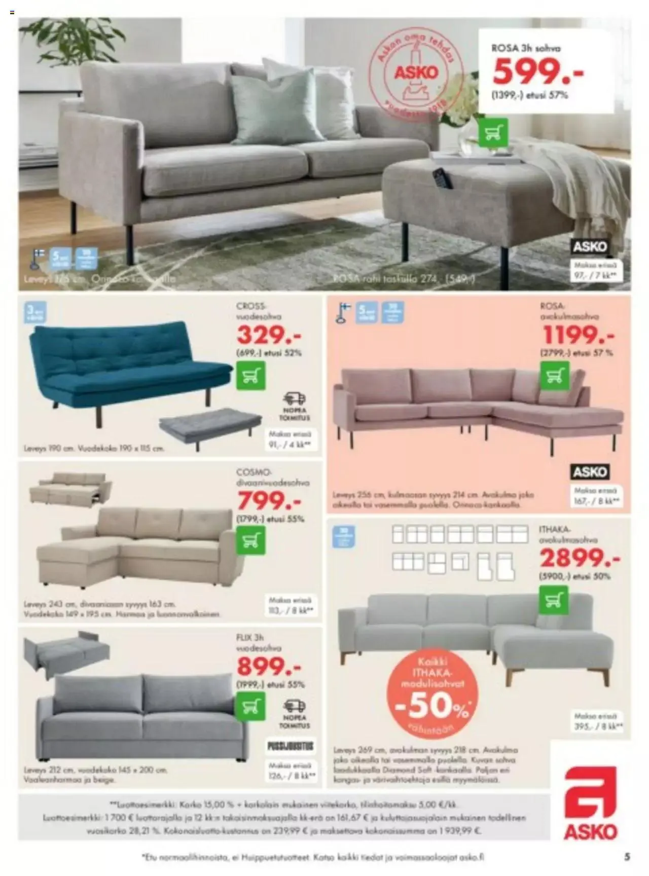 Asko tarjoukset voimassa alkaen 15. maaliskuuta - 19. maaliskuuta 2024 - Tarjouslehti sivu 5