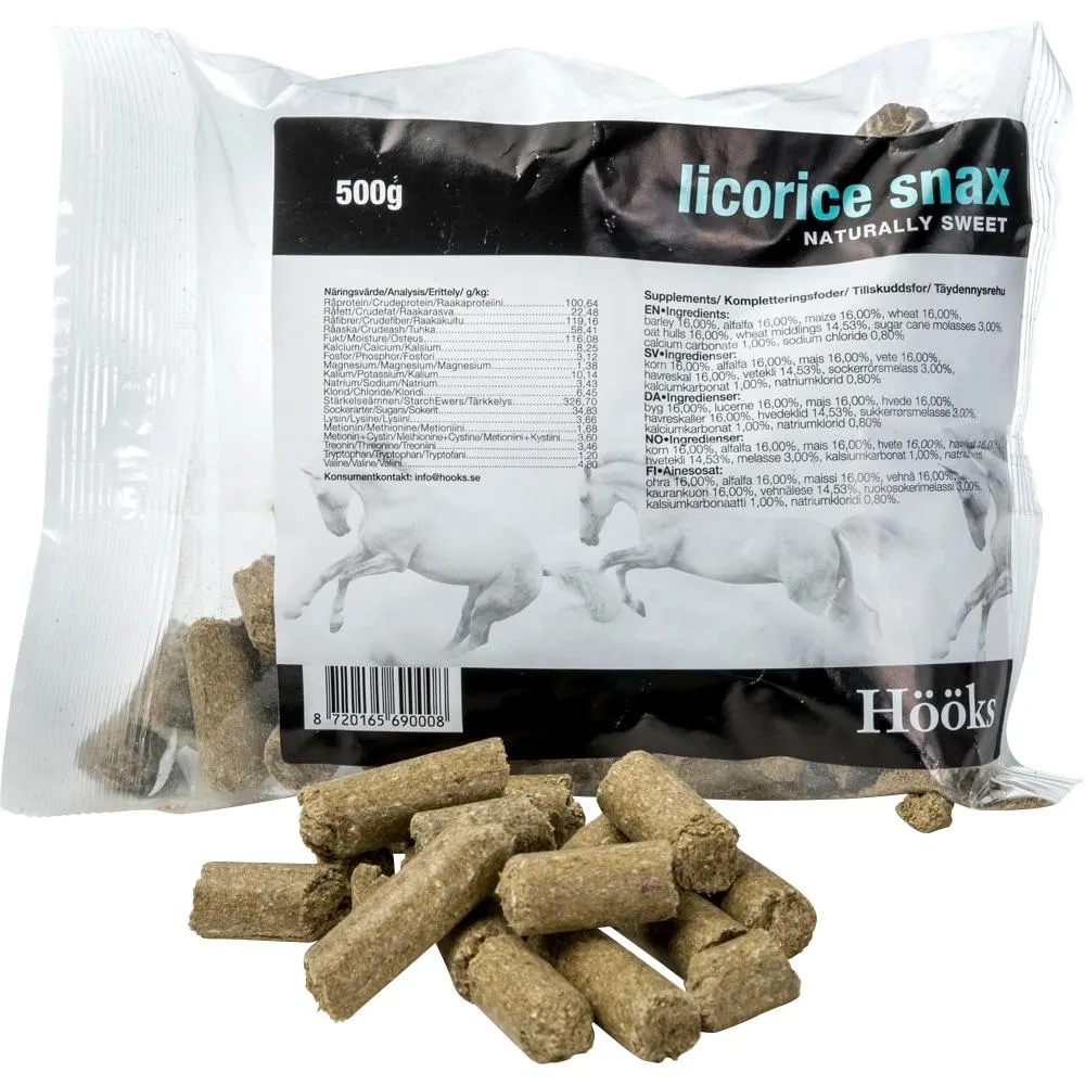 Hevosnamut 1 kg Licorice Snax Hööks