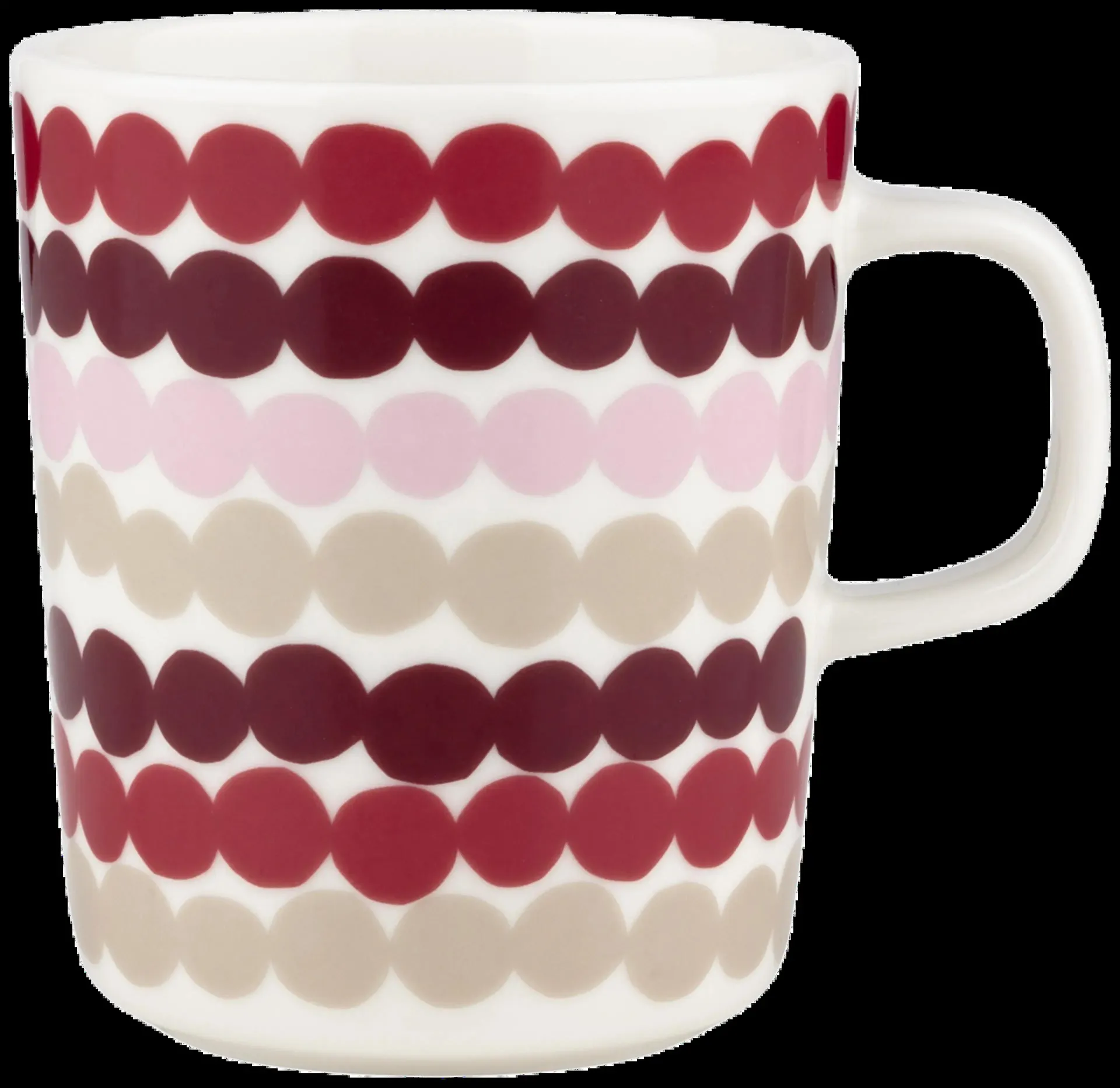 Marimekko Räsymatto Muki 2,5dl tummanpunainen/ monivärinen