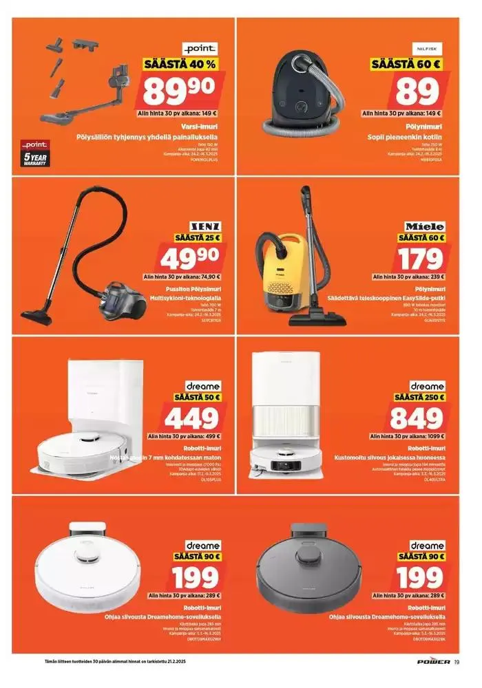 Power tarjoukset voimassa alkaen 24. helmikuuta - 20. huhtikuuta 2025 - Tarjouslehti sivu 21