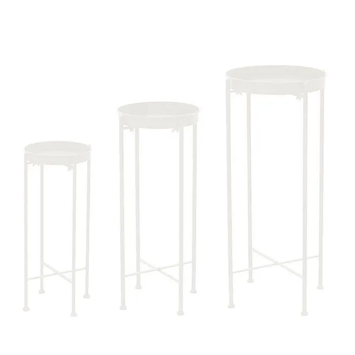 4LIVING KUKKAPÖYTÄ VALKOINEN 20,7X20,7X50,8 CM