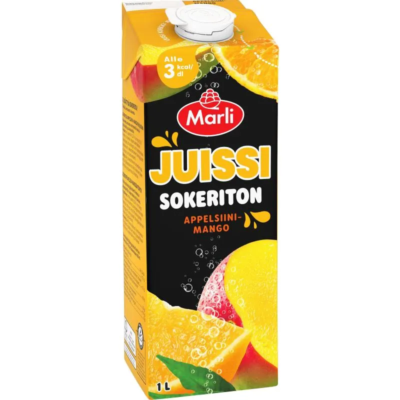 Juissi Marli 1l appelsiini-mango sokeriton