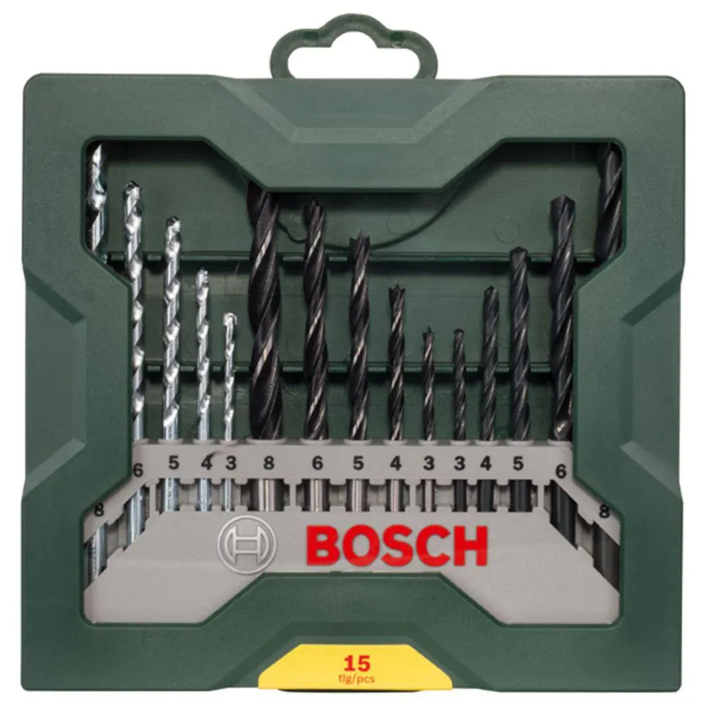 Bosch X-Line poranteräsarja kivi/puu/metalli 15 osaa