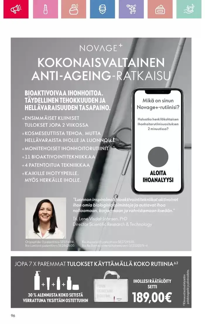 Oriflame tarjoukset voimassa alkaen 9. maaliskuuta - 29. maaliskuuta 2025 - Tarjouslehti sivu 96
