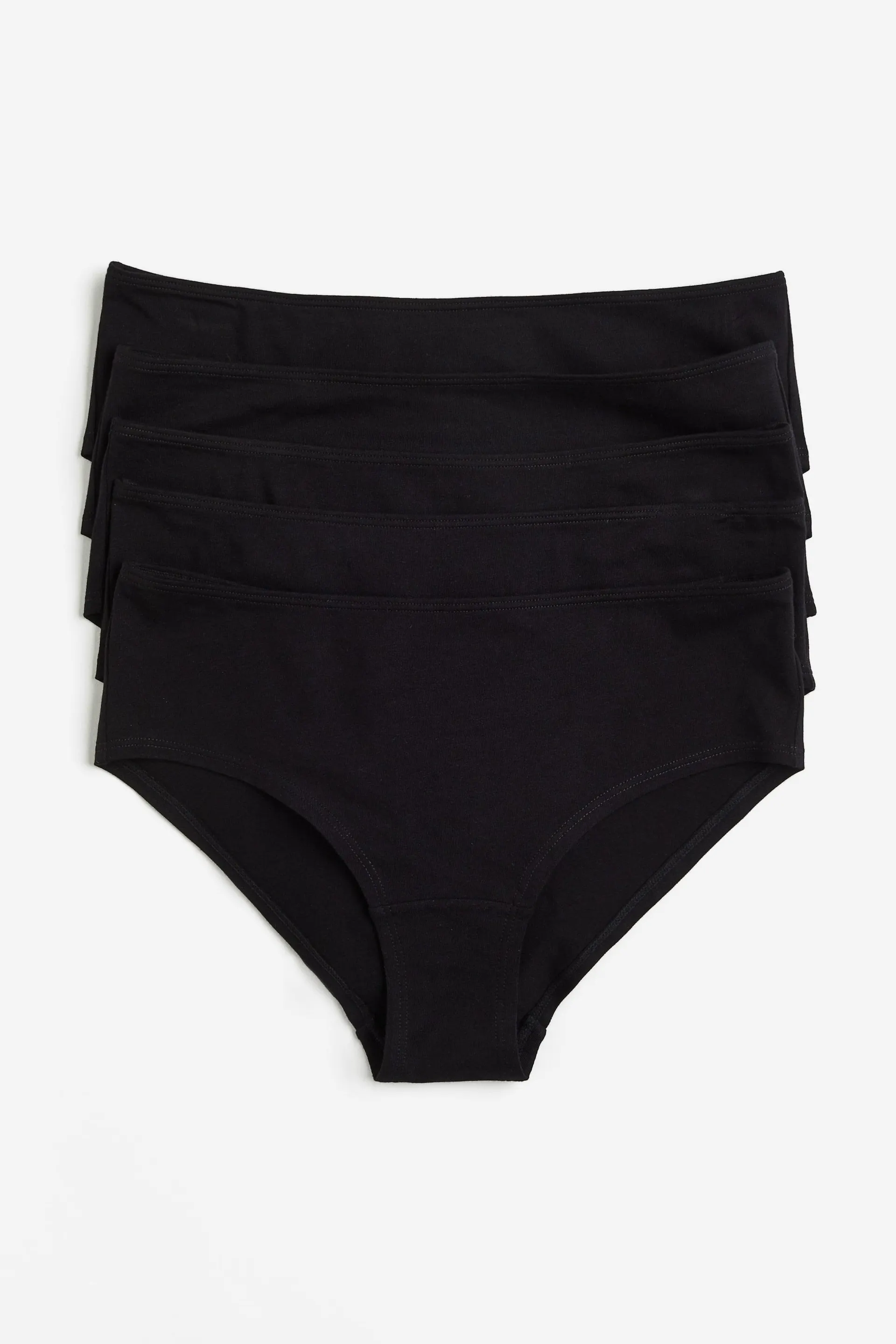 5 kpl puuvillaisia hipster-alushousuja