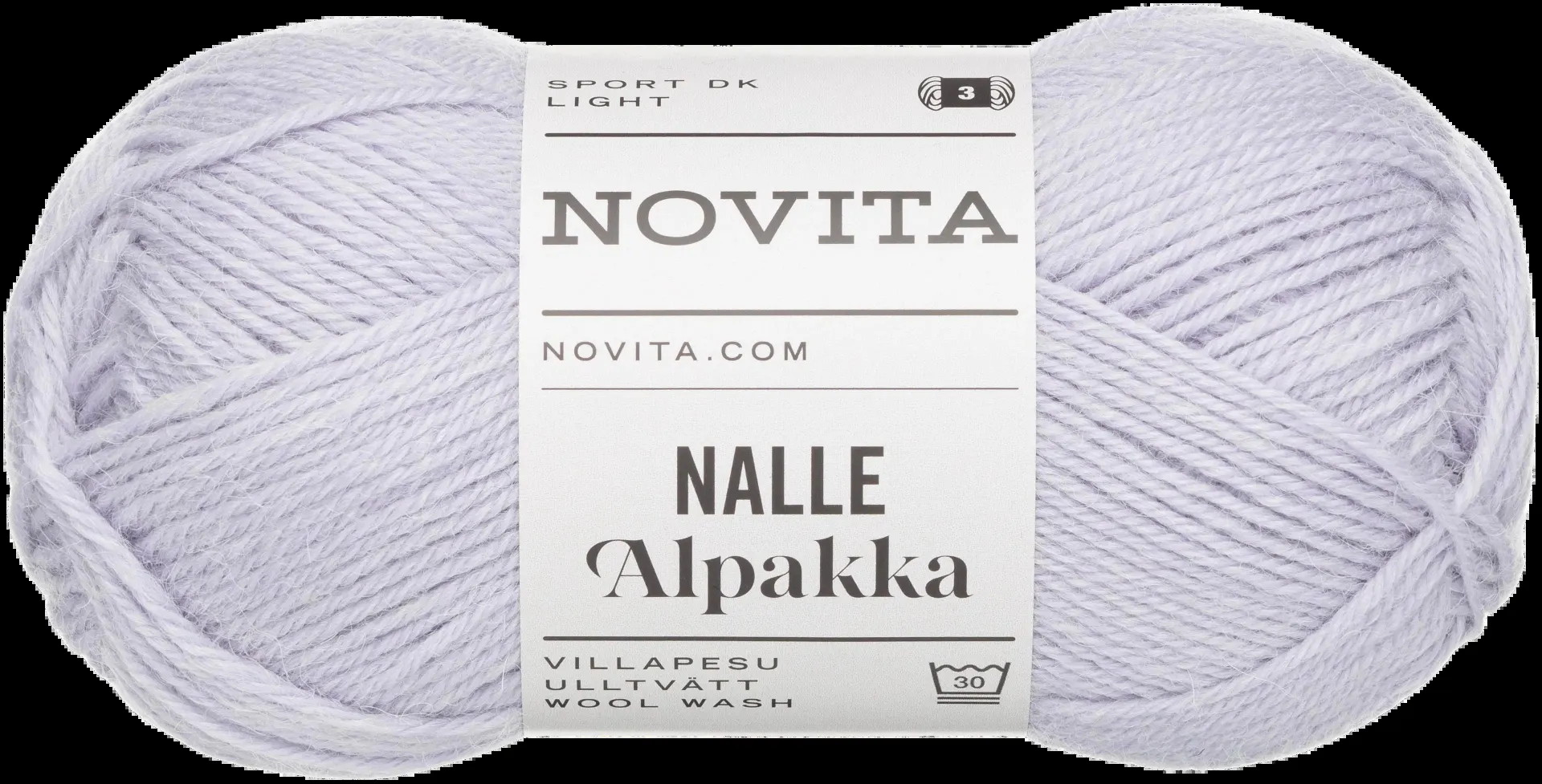 Novita lanka Nalle Alpakka 50g vaalea laventeli 708