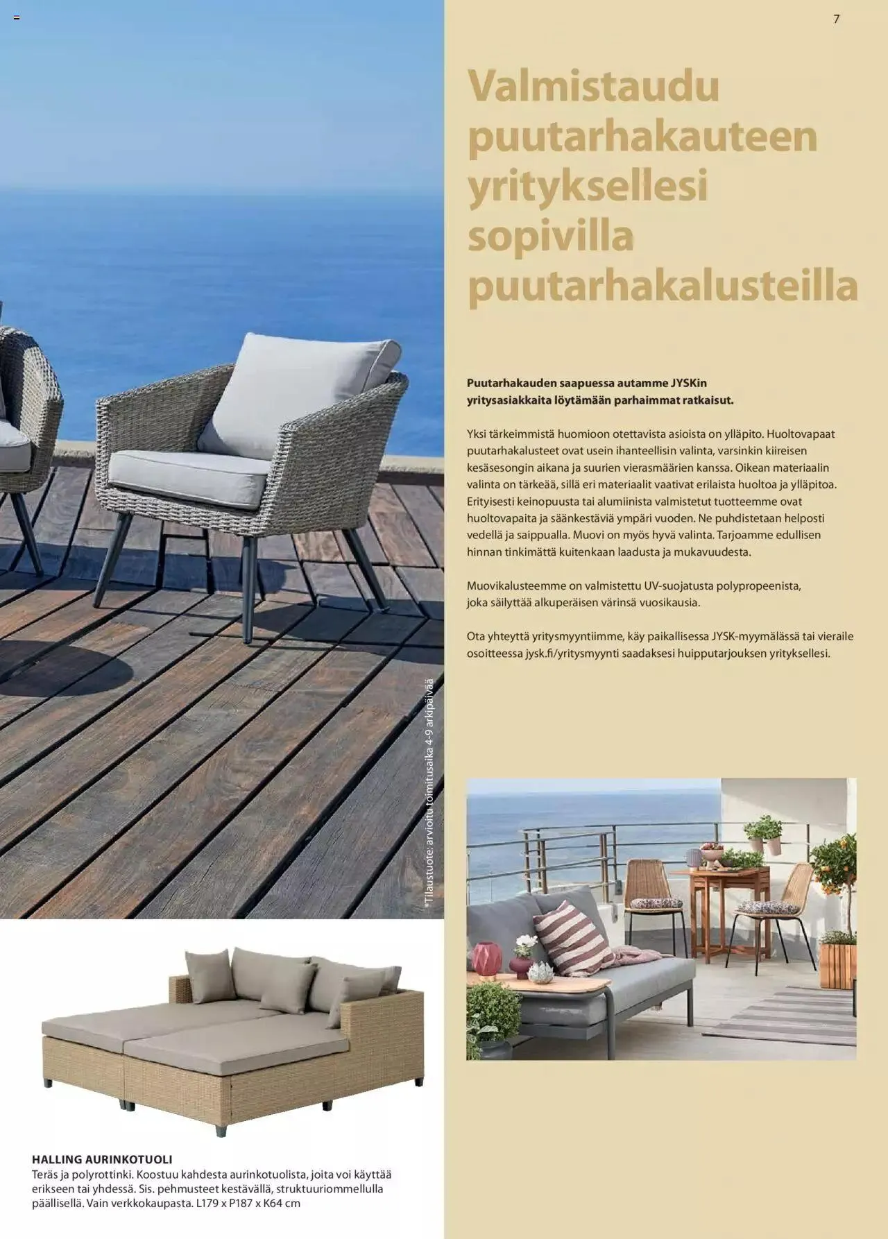 JYSK Business to Business katalogi voimassa alkaen 4. maaliskuuta - 31. joulukuuta 2024 - Tarjouslehti sivu 7