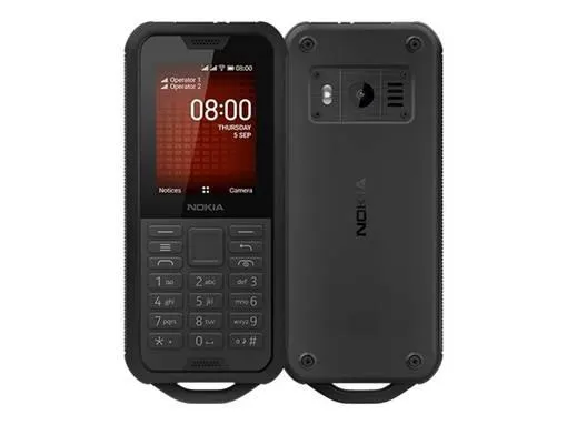 NOKIA 800 TOUGH MATKAPUHELIN MUSTA RAUTA