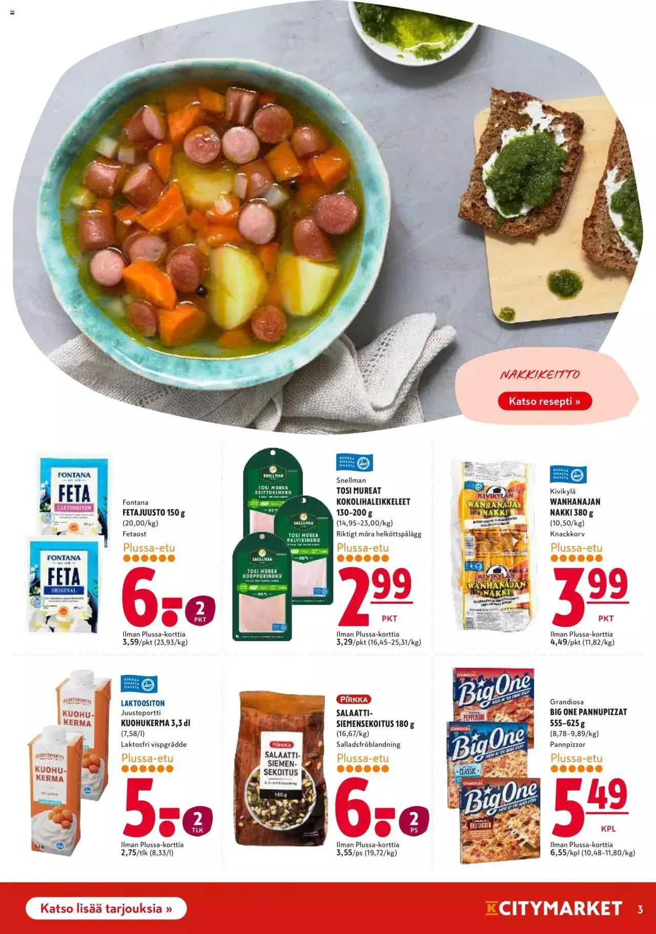 K-Citymarket - Tarjoukset voimassa alkaen 13. toukokuuta - 14. toukokuuta 2024 - Tarjouslehti sivu 3
