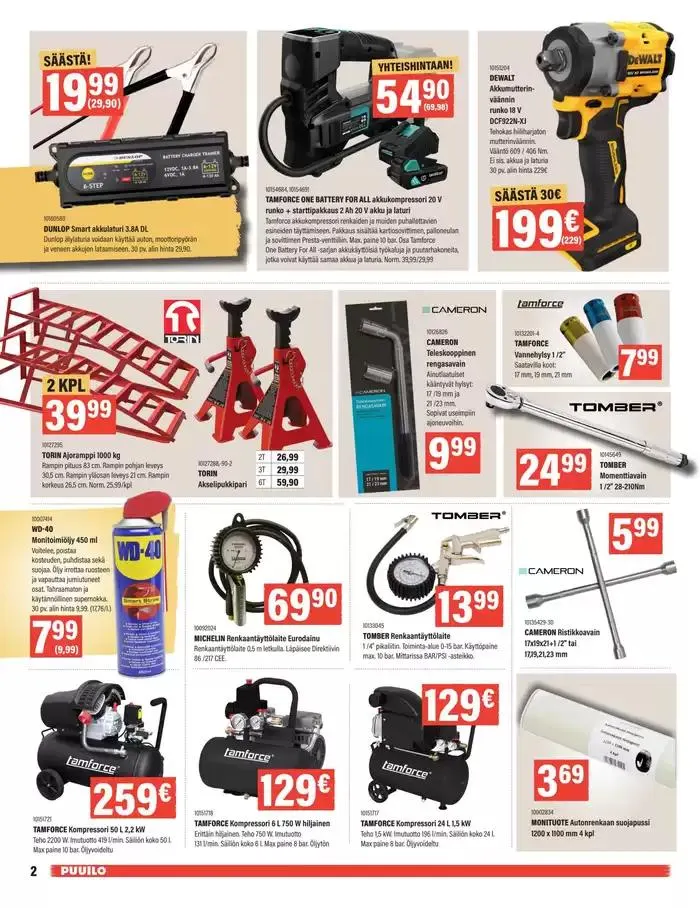 Puuiloa kaikkeen arkeen voimassa alkaen 14. lokakuuta - 28. lokakuuta 2024 - Tarjouslehti sivu 8