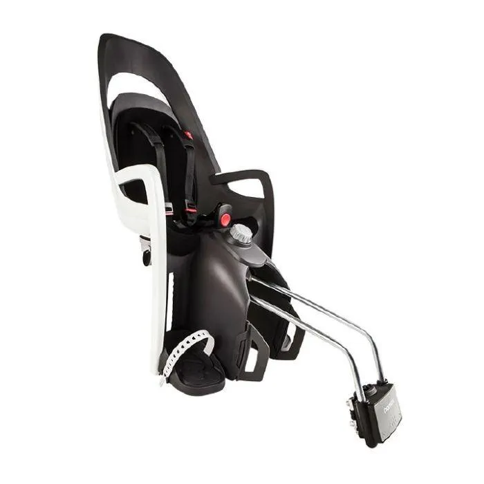 Caress lasten pyöränistuin valkoinen/harmaa, runkokiinnitys