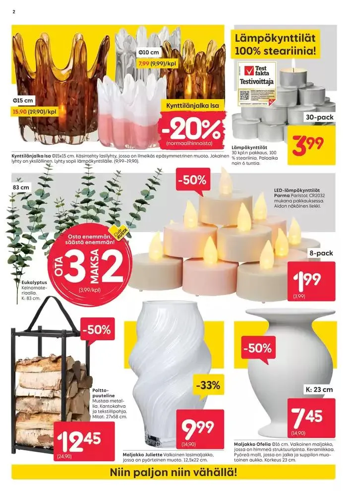 Rusta tarjoukset voimassa alkaen 27. tammikuuta - 10. helmikuuta 2025 - Tarjouslehti sivu 2