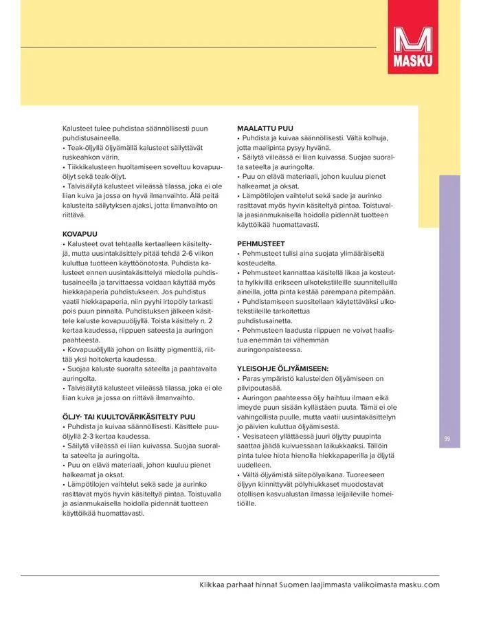 Kesa 2024 voimassa alkaen 20. maaliskuuta - 31. elokuuta 2024 - Tarjouslehti sivu 99