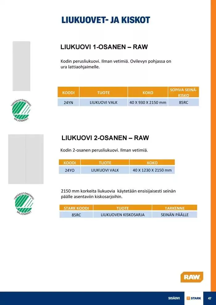 Ovivalikoima voimassa alkaen 19. marraskuuta - 31. joulukuuta 2024 - Tarjouslehti sivu 47