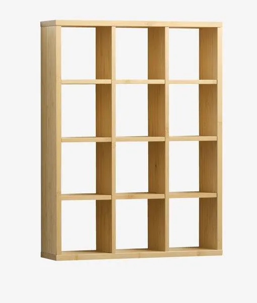 Hyllykkö TOLNE 12 hyllyä bambu