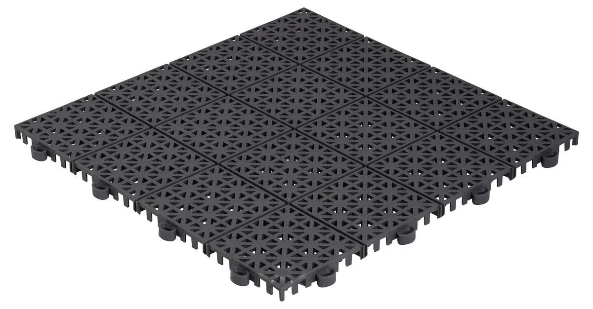 HestraPlattan Universa Lattiaritilä harmaa, 11 kpl