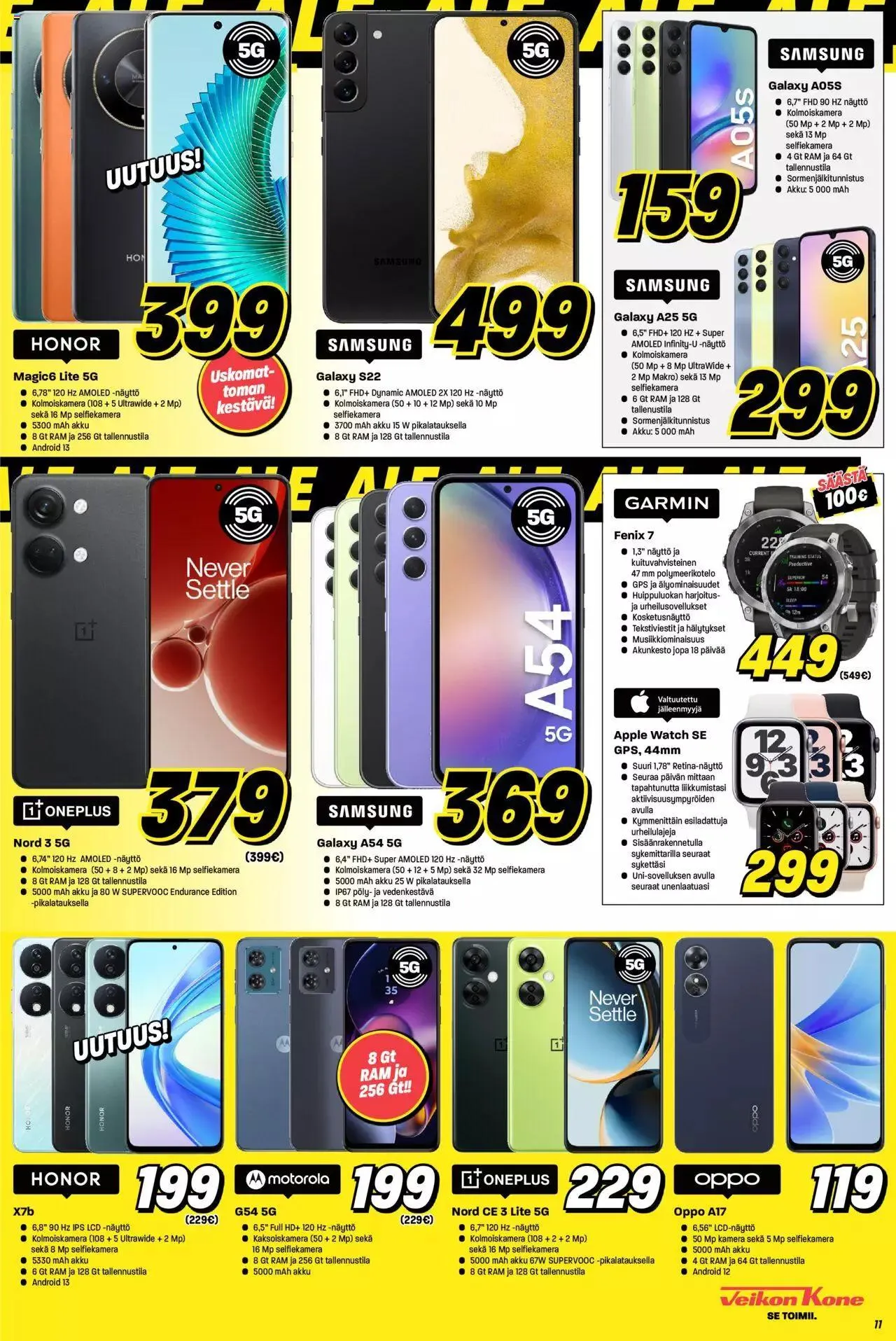 Veikon Kone tarjoukset voimassa alkaen 29. tammikuuta - 4. helmikuuta 2024 - Tarjouslehti sivu 11