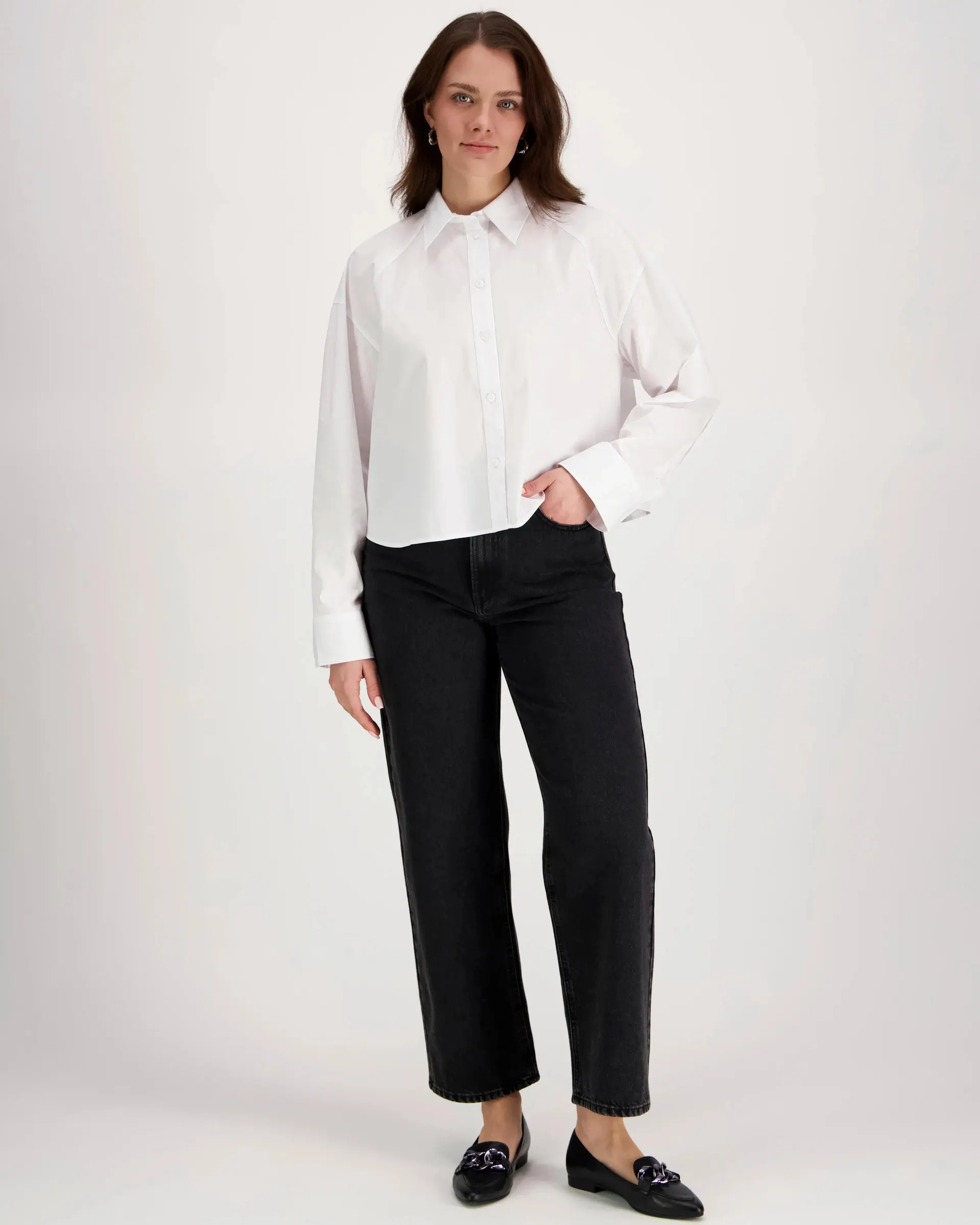 Calvin Klein Jeans Solid boxy cropped paita