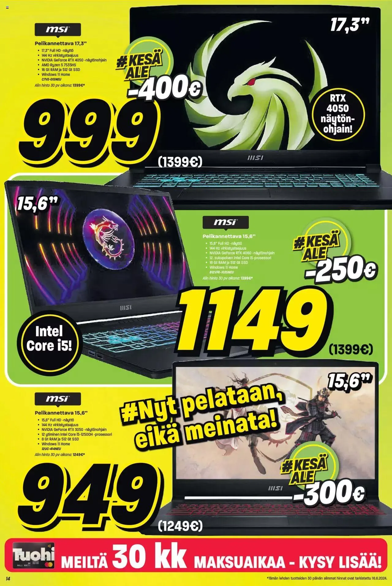 Veikon Kone tarjoukset voimassa alkaen 17. kesäkuuta - 23. kesäkuuta 2024 - Tarjouslehti sivu 14