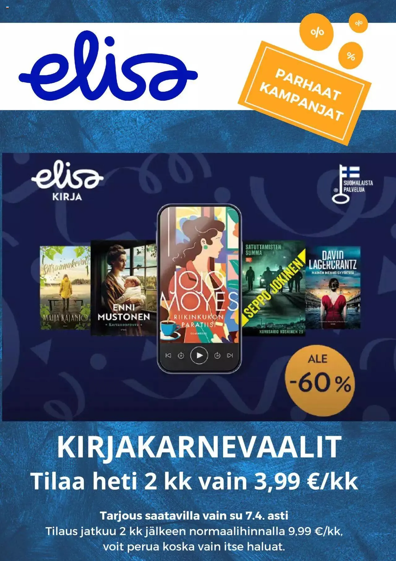 Elisa tarjoukset voimassa alkaen 1. huhtikuuta - 30. huhtikuuta 2024 - Tarjouslehti sivu 