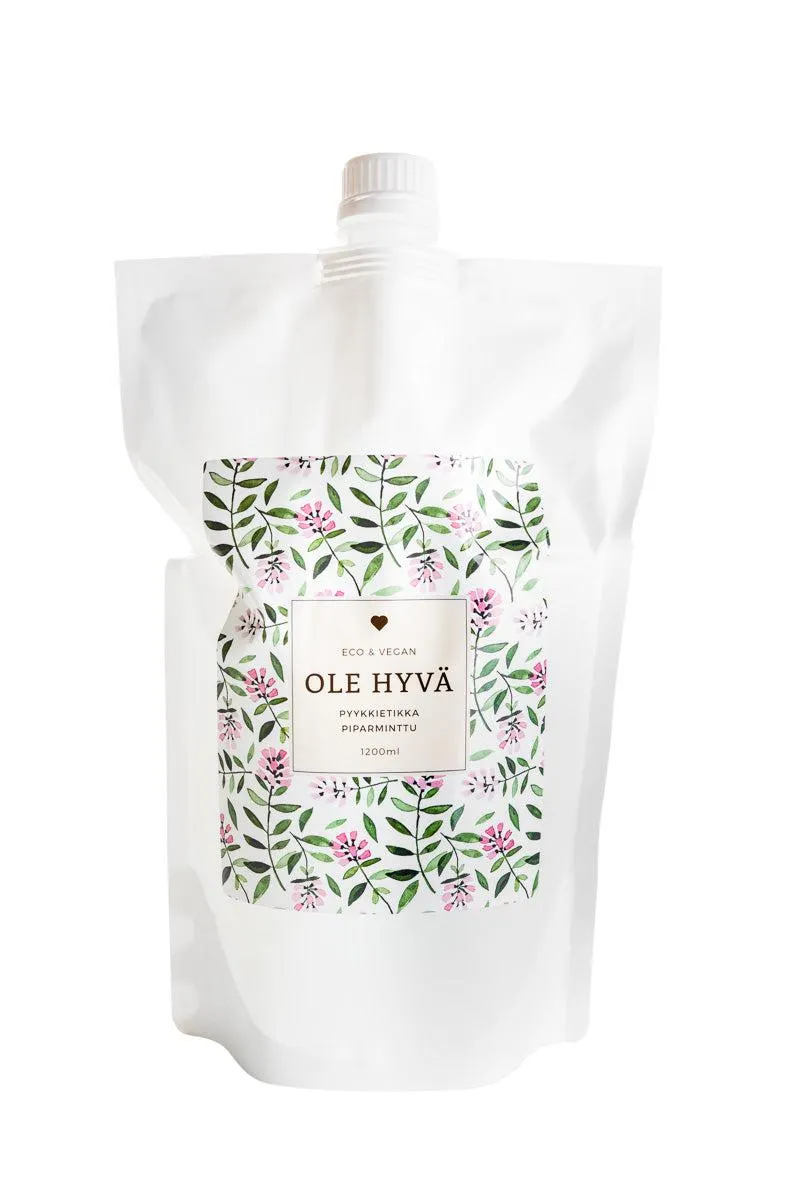 Pyykkietikka, piparminttu, täyttöpussi