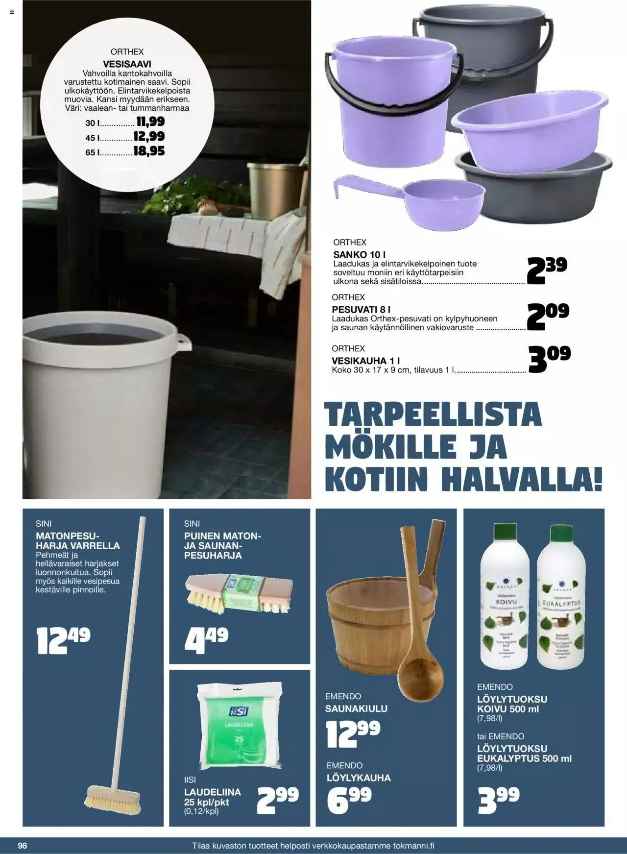 Tokmanni - Kesä 2024 voimassa alkaen 1. huhtikuuta - 31. joulukuuta 2024 - Tarjouslehti sivu 98