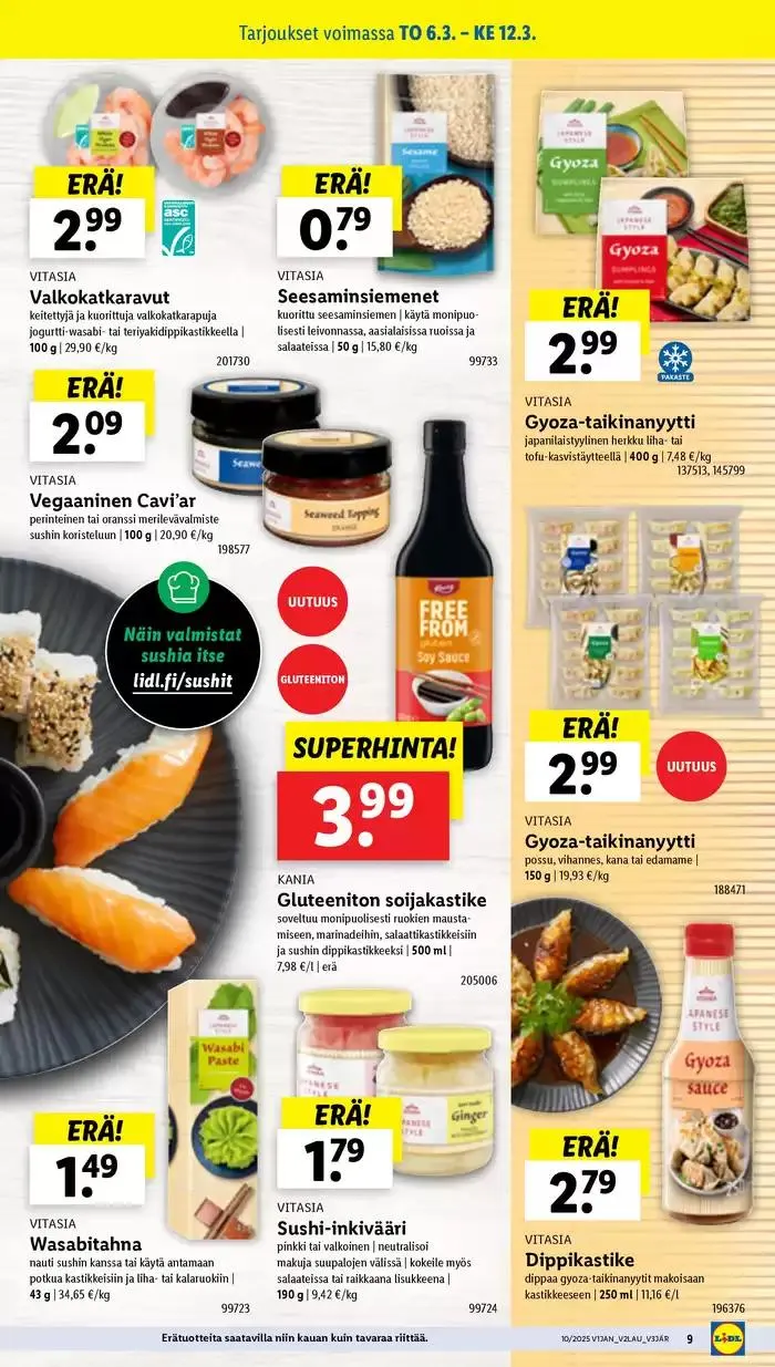 Houkuttelevia erikoistarjouksia kaikille voimassa alkaen 3. maaliskuuta - 12. maaliskuuta 2025 - Tarjouslehti sivu 11