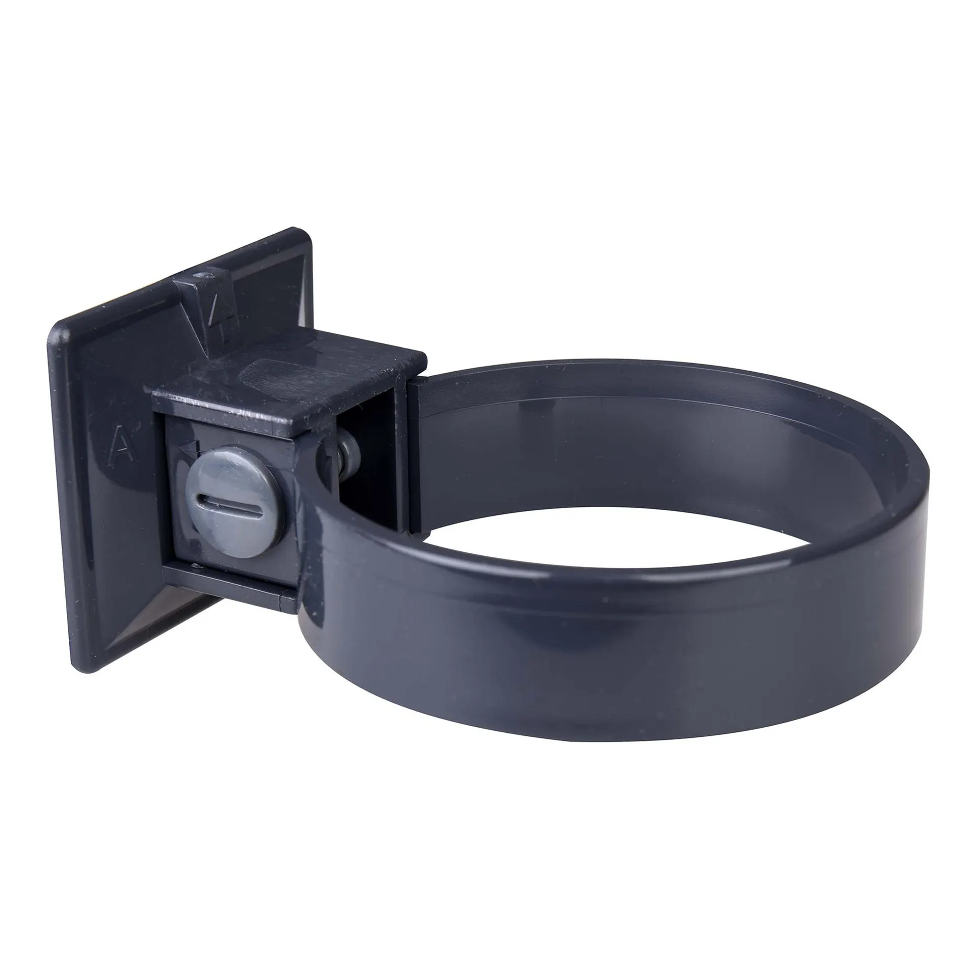 Muovinen putkenkiinnitinsarja 90 mm grafiitinharmaa