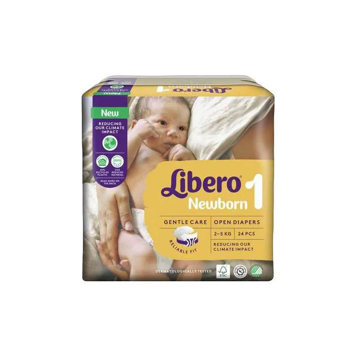 Newborn teippivaippa 24kpl koko 1, 2-5kg
