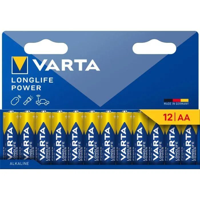 VARTA LONGLIFE POWER ALKALIPARISTO AA 12 PACK