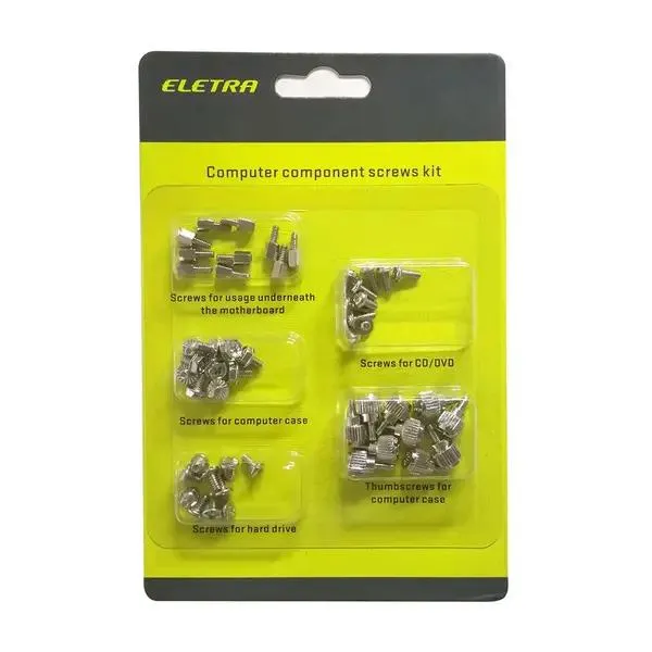 50 erilaista ruuvia PC:n kasaamiseen