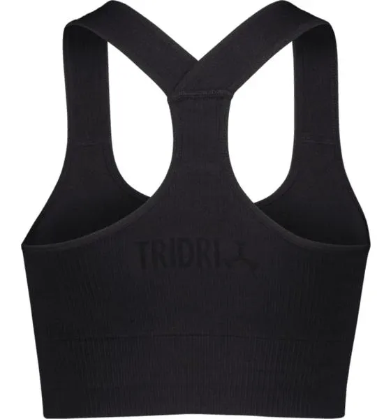 ribbed seamless bra w